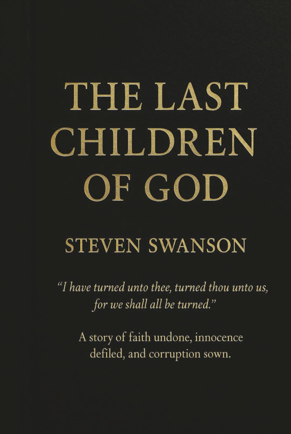 THE LAST CHILDREN OF GOD Horror & Mystery