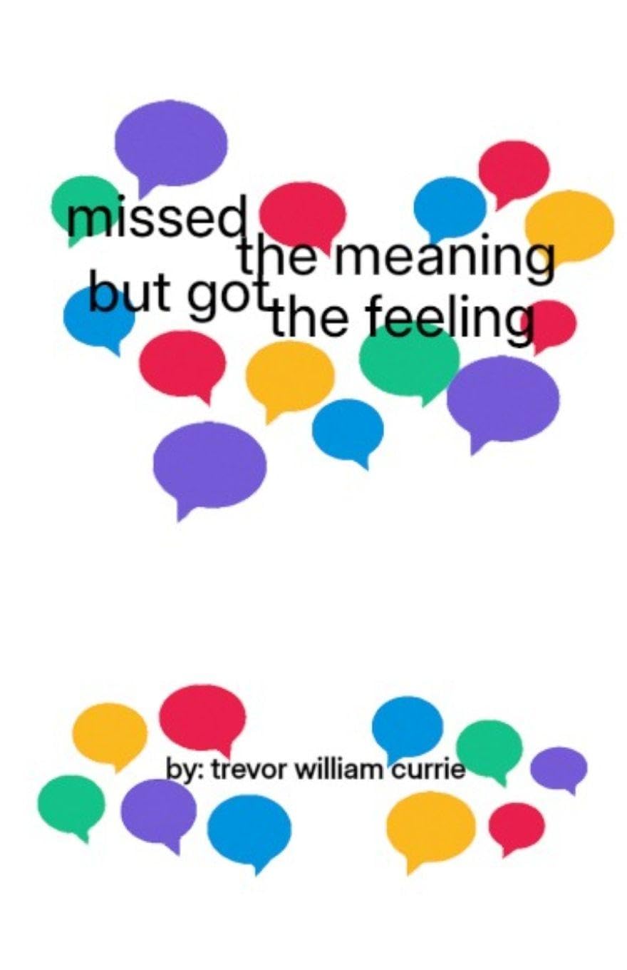 missed the meaning, but got the feeling Books
