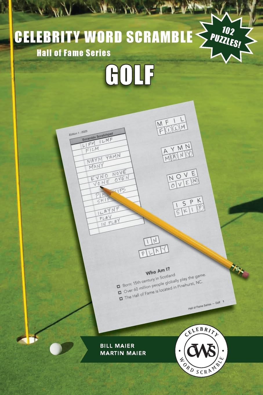 Celebrity Word Scramble Hall of Fame Series Golf Leisure & Fun