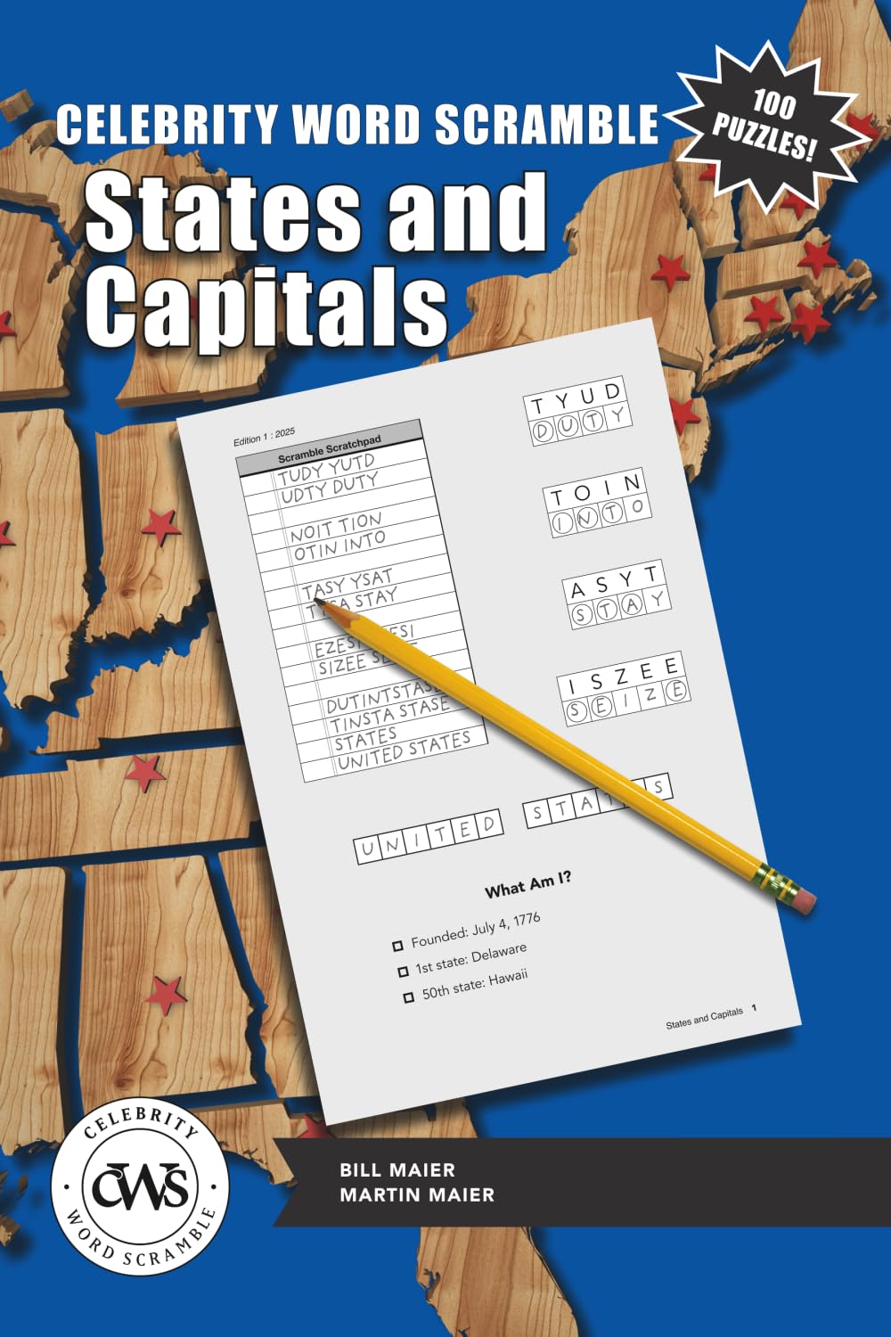 Celebrity Word Scramble States and Capitals Leisure & Fun