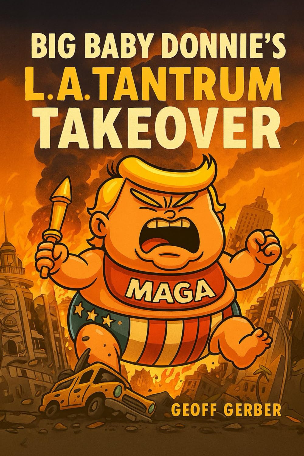 Big Baby Donnie's L.A. Tantrum Takeover Humour & Satire