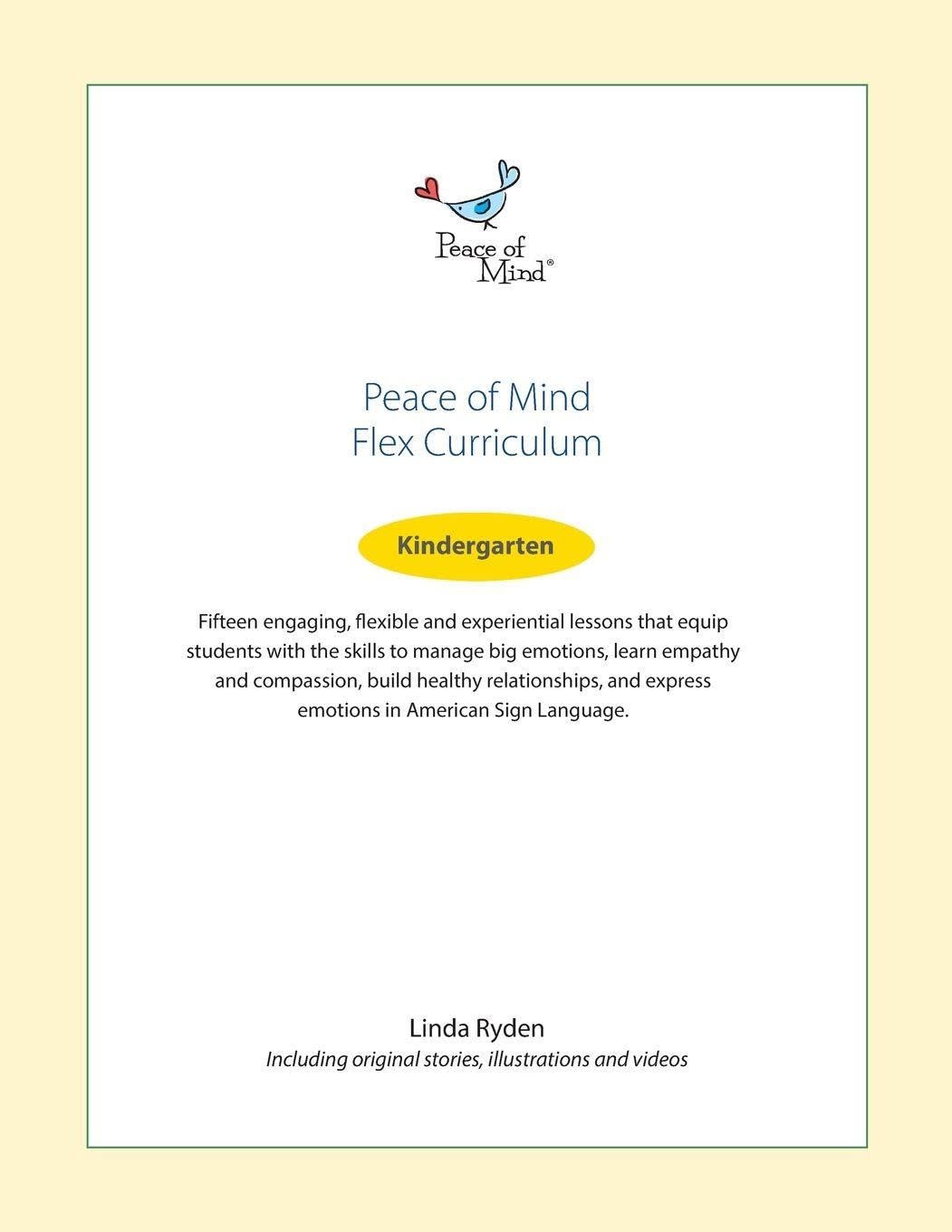 Peace of Mind Flex Curriculum Kindergarten Self-help