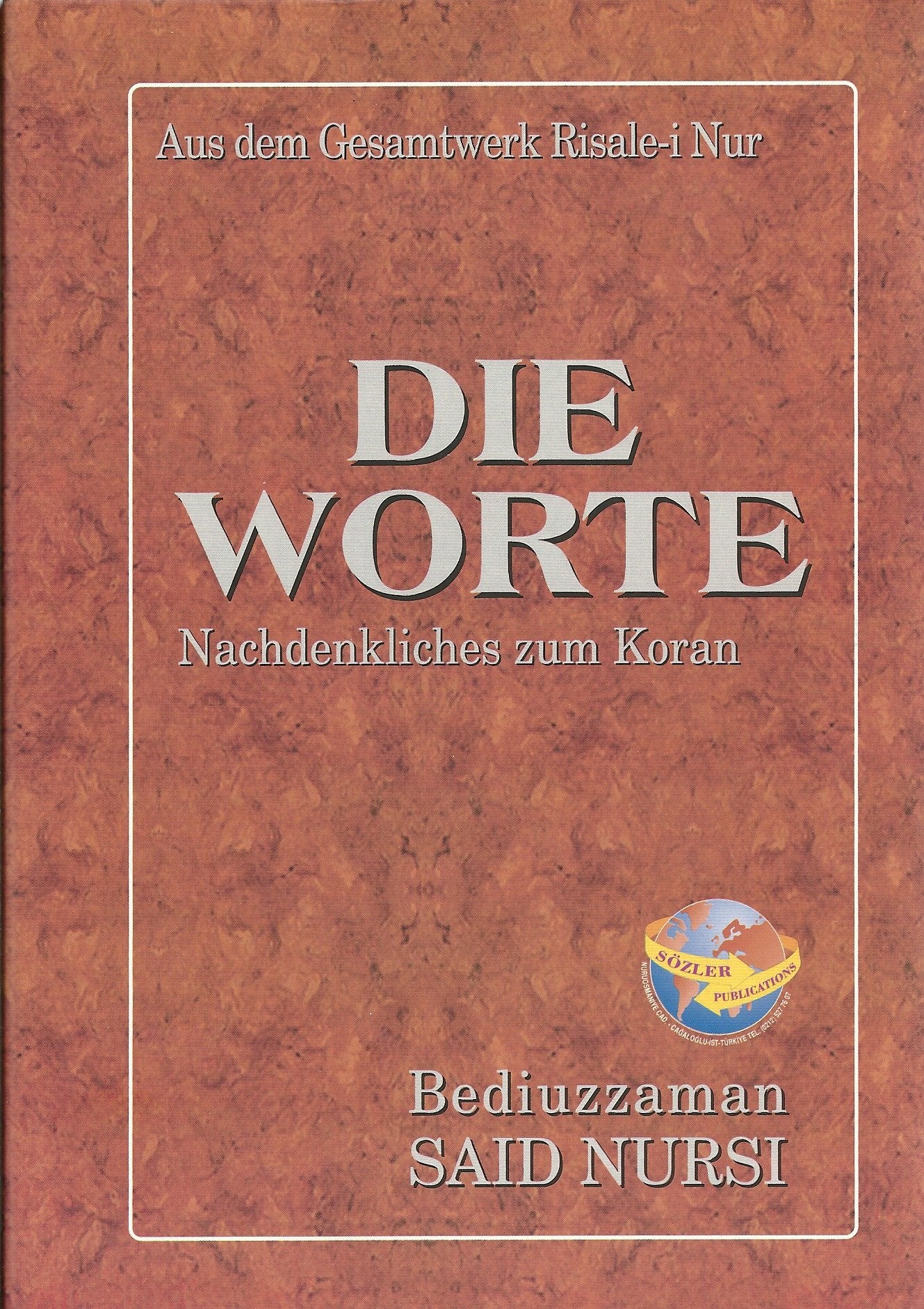 Die Worte, Risale-i Nur, Said Nursi, Sözler Almanca Books