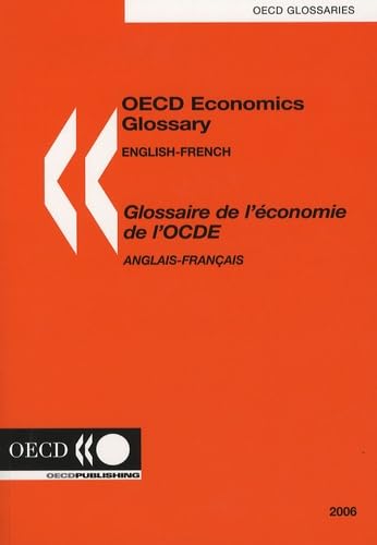 Glossaire de l'économie de l'OCDE: Anglais - français Books
