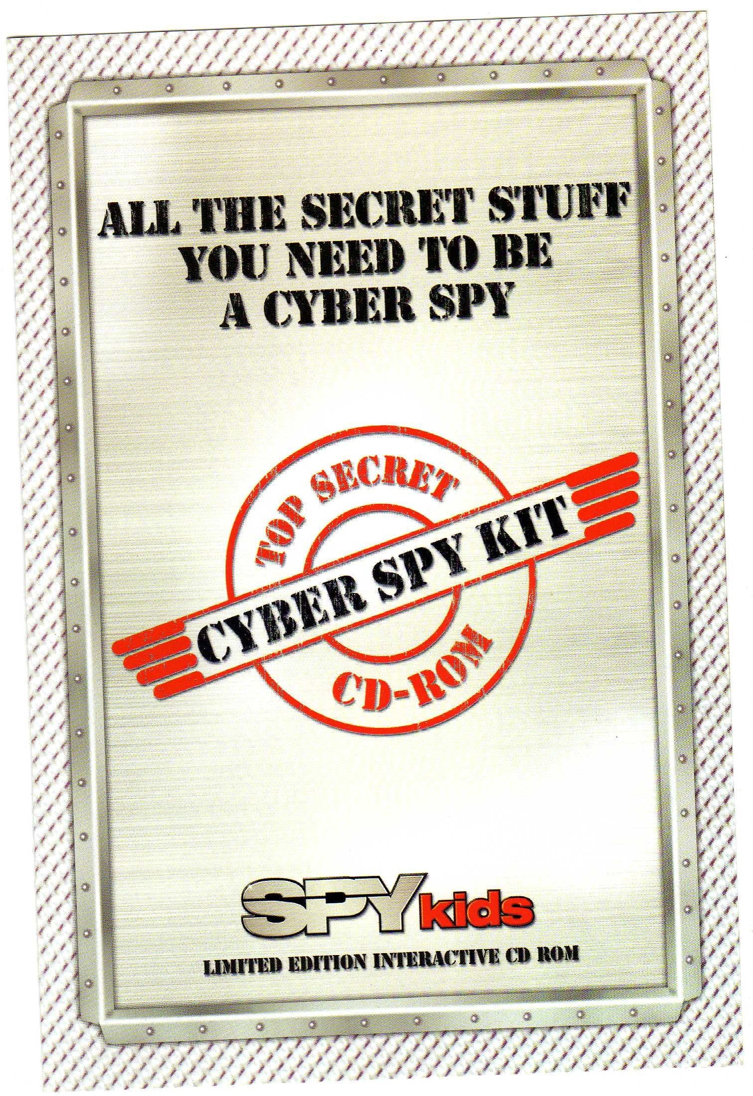 Spy Kids Cyber Spy Kit for PC - Very Good Condition Games