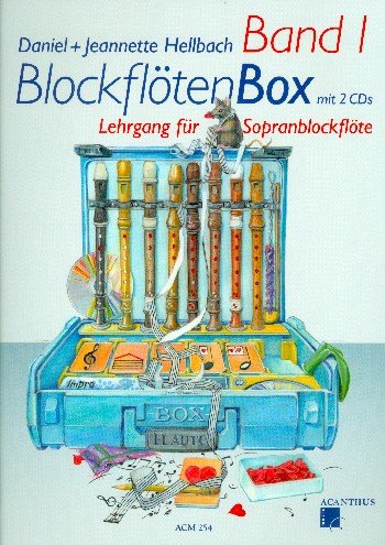 Acanthus Music Blockflötenbox Band 1 + 2 CD's - Lehrgang f. Sopranblockflöte cd