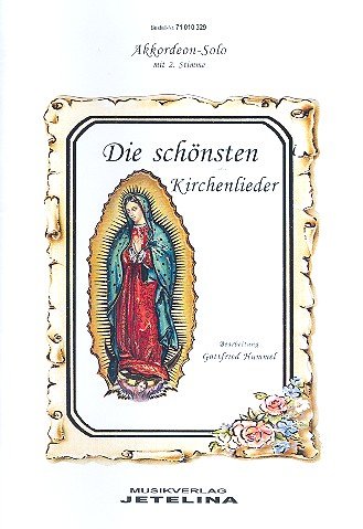 Die schönsten Kirchenlieder Band 1: für Akkordeon (mit Texten und Akkordeon) Sheet Music