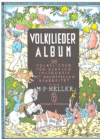 Volkslieder-Album: für Klavier (mit Text) Sheet Music