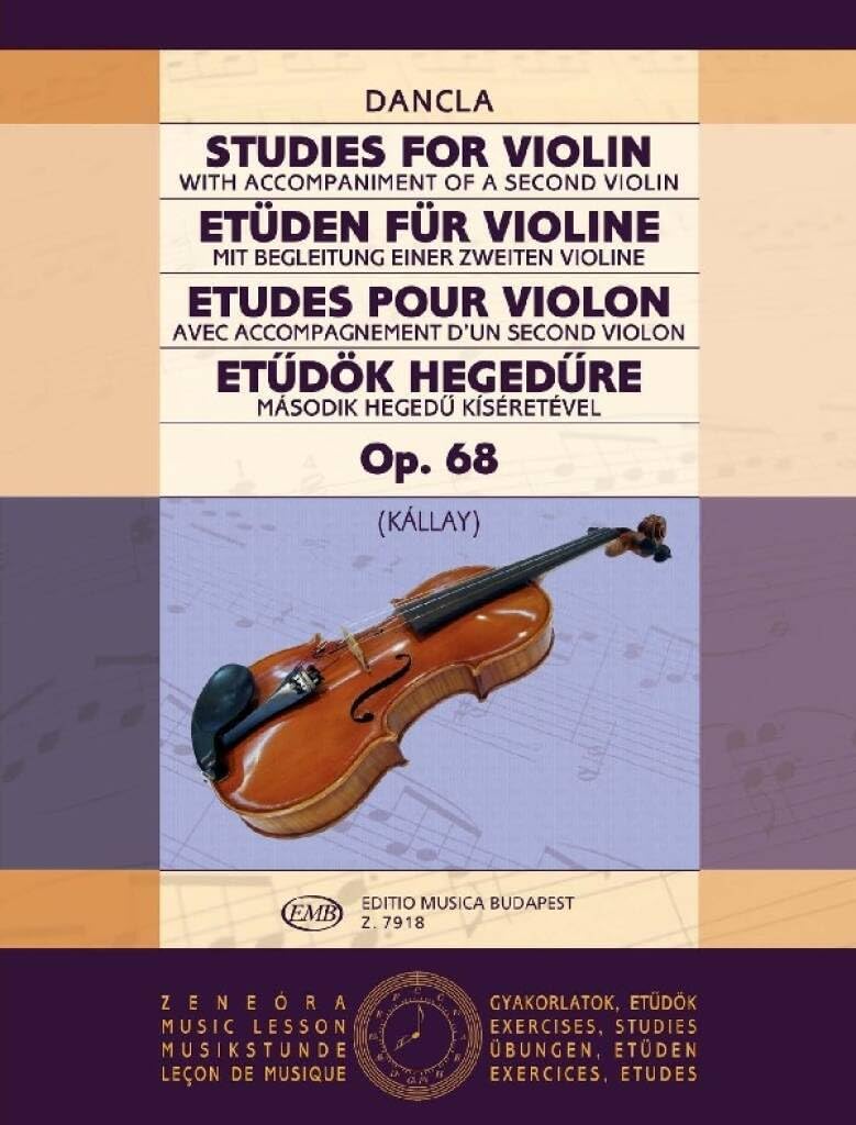 15 Etüden Opus 68 . Violin Duett. Sheet Music