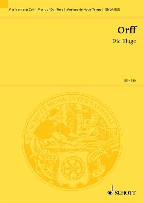 The wise woman: The story of the king and the wise woman. soloists and orchestra. Partition d'étude. Sheet Music