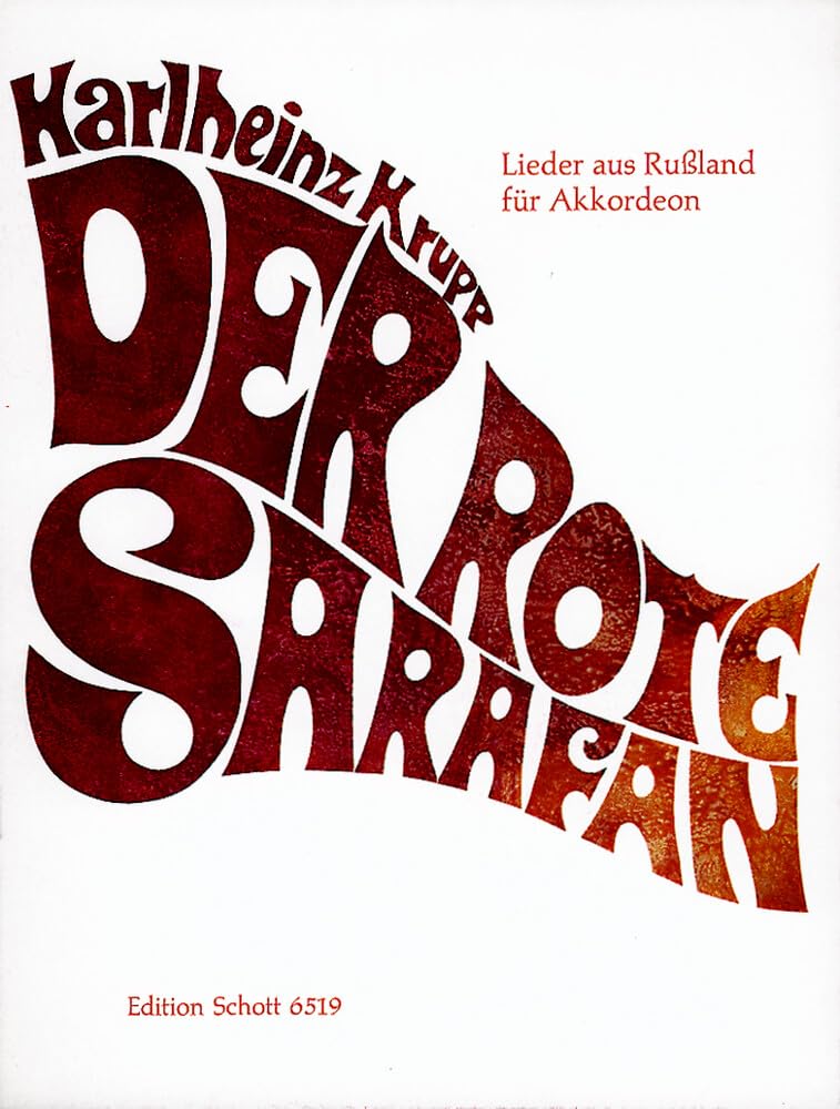 Der rote Sarafan: Lieder aus Russland. Akkordeon. Sheet Music