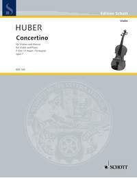 Schüler-Concertino F-Dur: in der 1. Lage. op. 7. violin and piano. Sheet Music