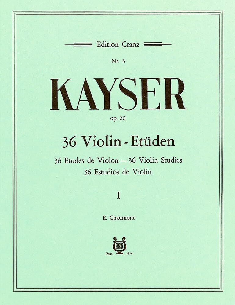 36 Etüden: Band 1. op. 20. Violine. Sheet Music