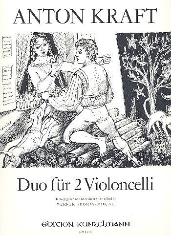 Duo für 2 Violoncelli Partitur und Stimmen Sheet Music