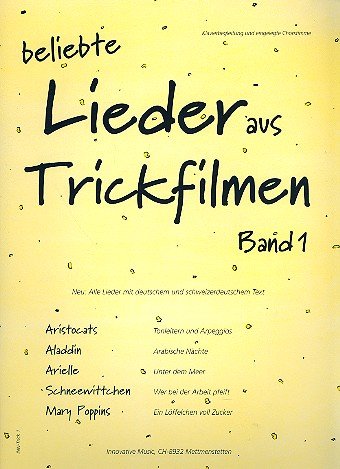 Beliebte Lieder aus Trickfilmen Band 2: Klavierbegleitung mit eingelegter Chorstimme Music