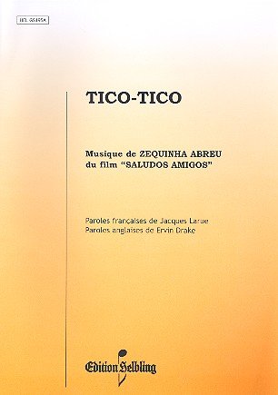Tico-tico: für Akkordeon Text fr/en Sheet Music