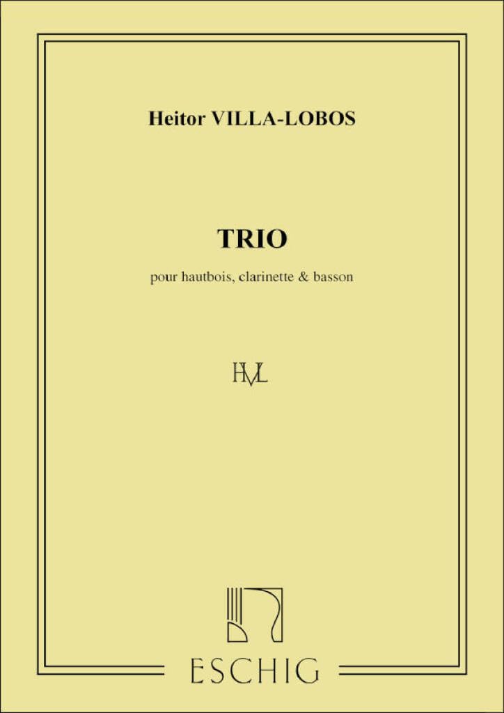 Trio pour hautbois clarinette + basson pties(1921) musique d'ensemble book
