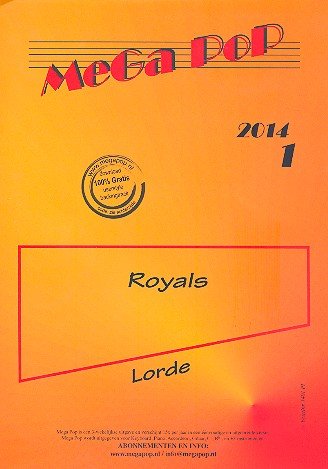 Royals: für Klavier (mit Text und Akkorden) Music